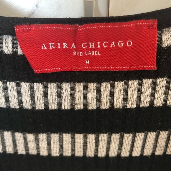 Akira Chicago Ribbed Bodycon Sweater Dress SZ M - Picture 2 of 3